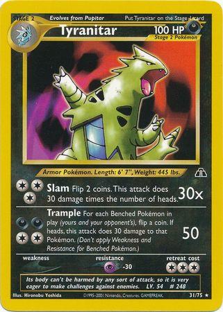 Tyranitar (031/75) [Neo Discovery] Unlimited - Rare