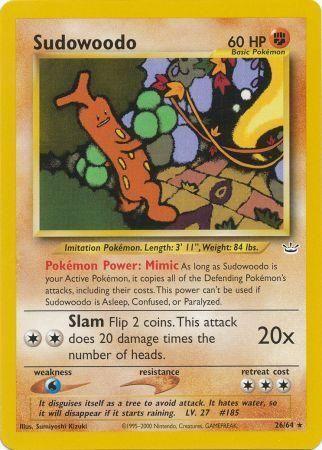 Sudowoodo (026/64) [Neo Revelation] Unlimited - Rare