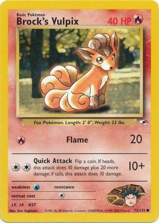 Brock's Vulpix (073/132) [Gym Heroes] Unlimited - Common