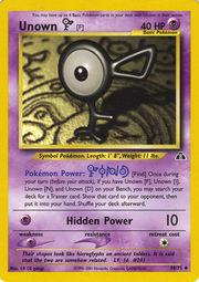 Unown [F] (048/75) [Neo Discovery] Unlimited - Uncommon
