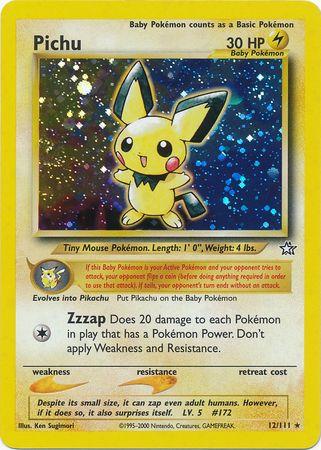 Pichu (012/111) [Neo Genesis] Unlimited Holofoil - Holo Rare