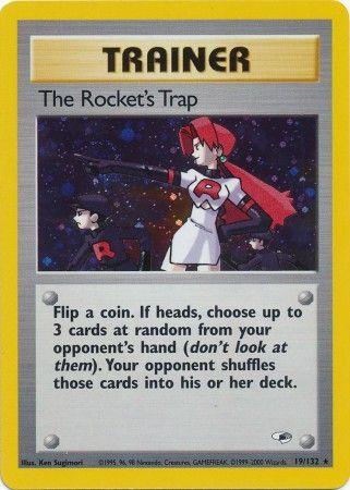 The Rocket's Trap (019/132) [Gym Heroes] Unlimited Holofoil - Holo Rare