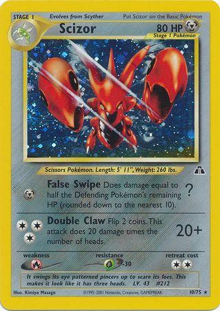 Scizor (10/75) [Neo Discovery] Unlimited Holofoil - Holo Rare