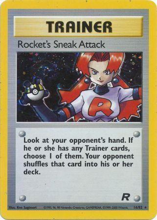 Rocket's Sneak Attack (016/82) [Team Rocket] Unlimited Holofoil - Holo Rare