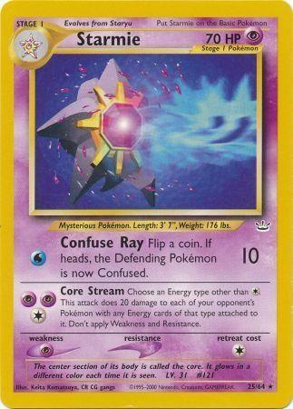 Starmie (025/64) [Neo Revelation] Unlimited - Rare