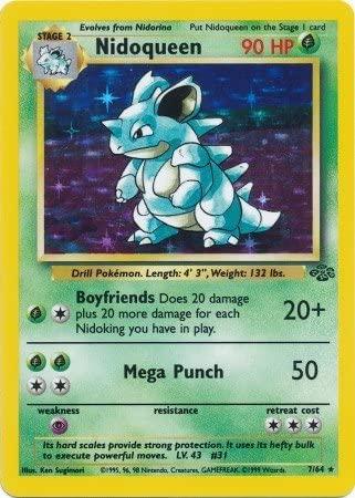 Nidoqueen (007/64) [Jungle] Unlimited Holofoil - Holo Rare
