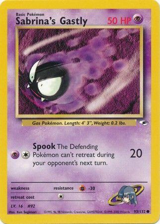 Sabrina's Gastly (093/132) [Gym Heroes] Unlimited - Common