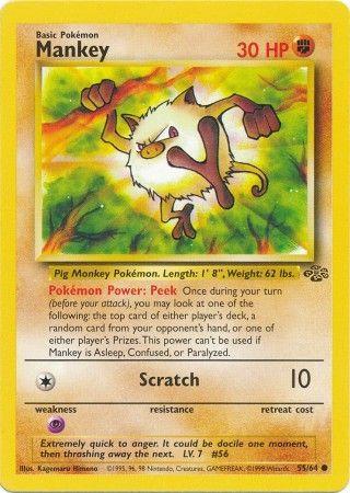 Mankey (055/64) [Jungle] Unlimited - Common