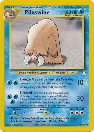 Piloswine (044/111) [Neo Genesis] Unlimited - Uncommon