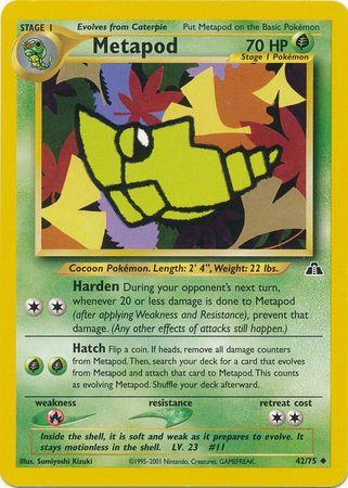 Metapod (042/75) [Neo Discovery] Unlimited - Uncommon