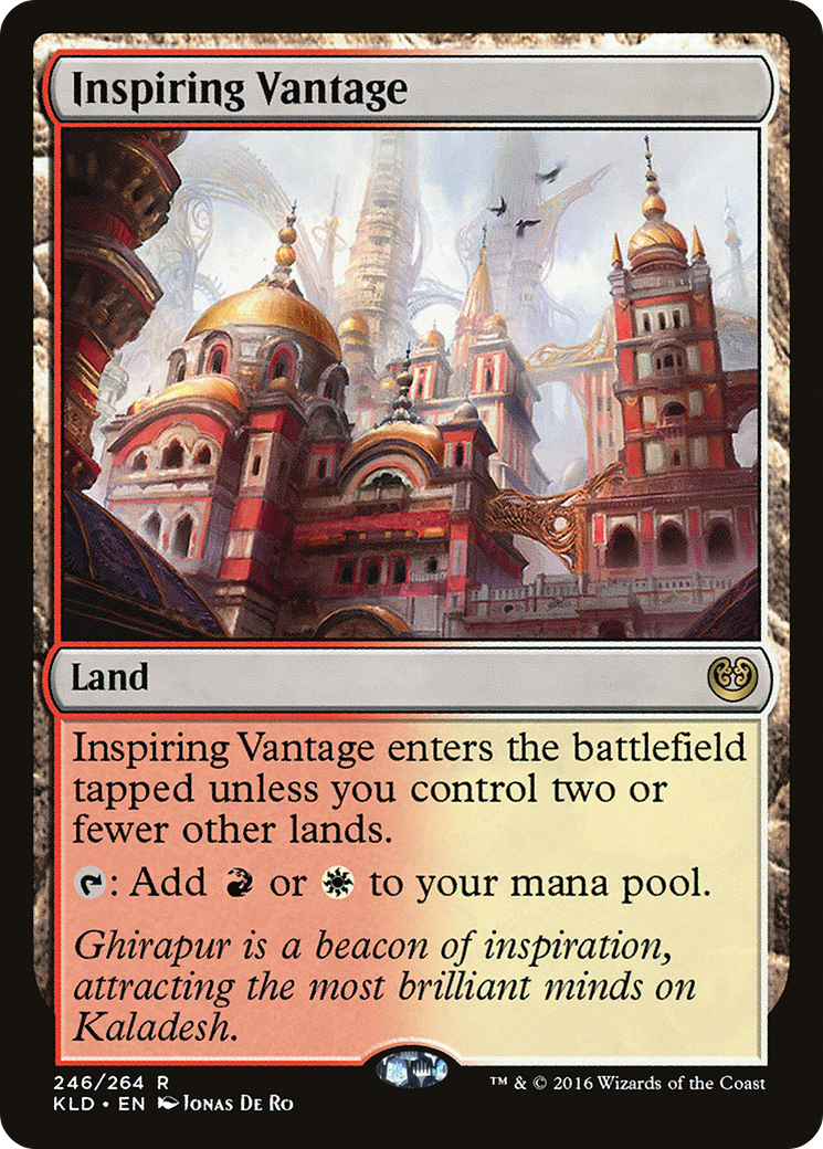 Inspiring Vantage (KLD-246) [Kaladesh] Foil