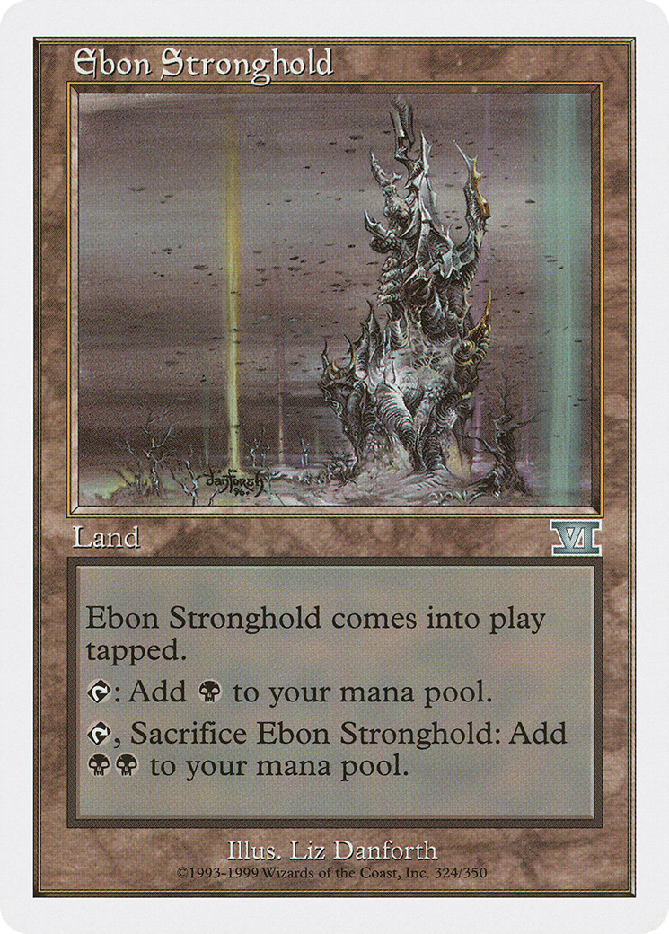 Ebon Stronghold (6ED-324) [Classic Sixth Edition]