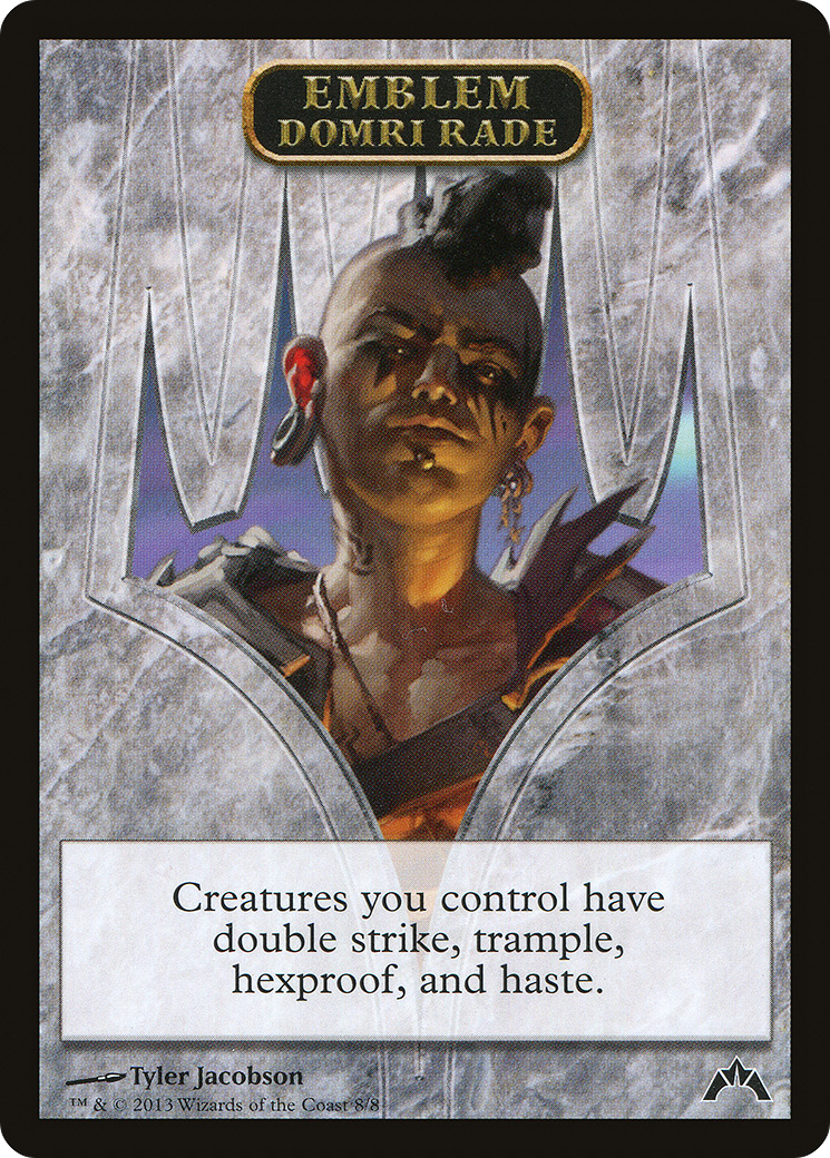 Emblem - Domri Rade (GTC-008) [Gatecrash Tokens]