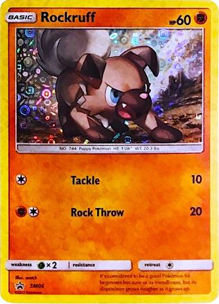 Rockruff (General Mills Promo) (SM06) [Miscellaneous Cards & Products] Holofoil - Promo