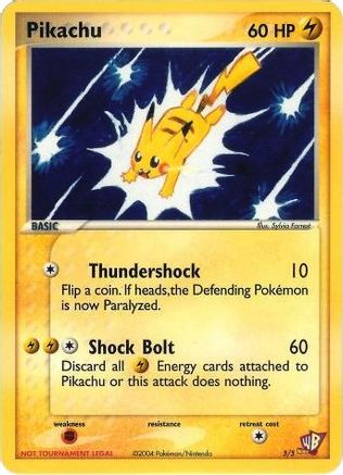 Pikachu (5/5) [Kids WB Promos] - Promo