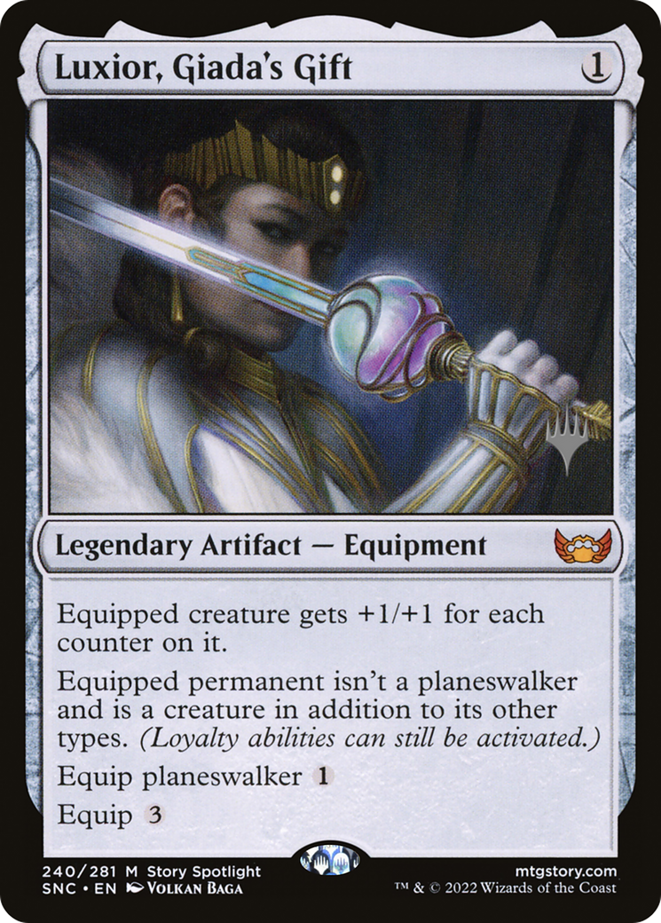 Luxior, Giada's Gift (PPSNC-240) [Promo Pack: Streets of New Capenna Promos] Foil