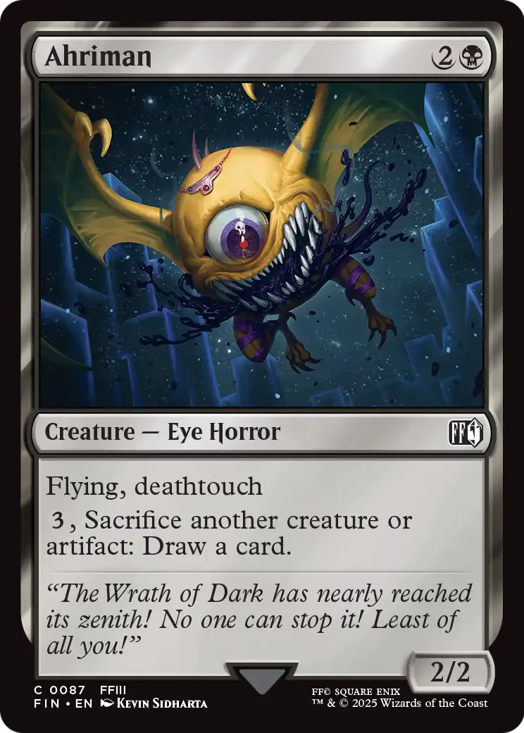Ahriman (FIN-087) [FINAL FANTASY] Foil