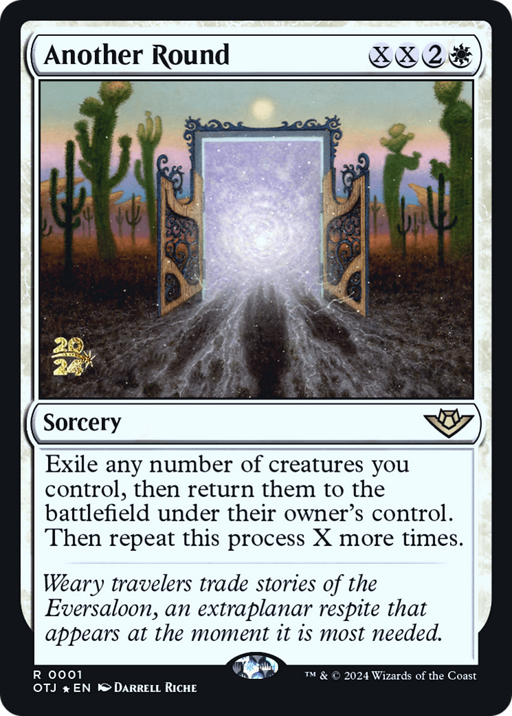 Another Round (PRE-001) [Outlaws of Thunder Junction Promos] Foil