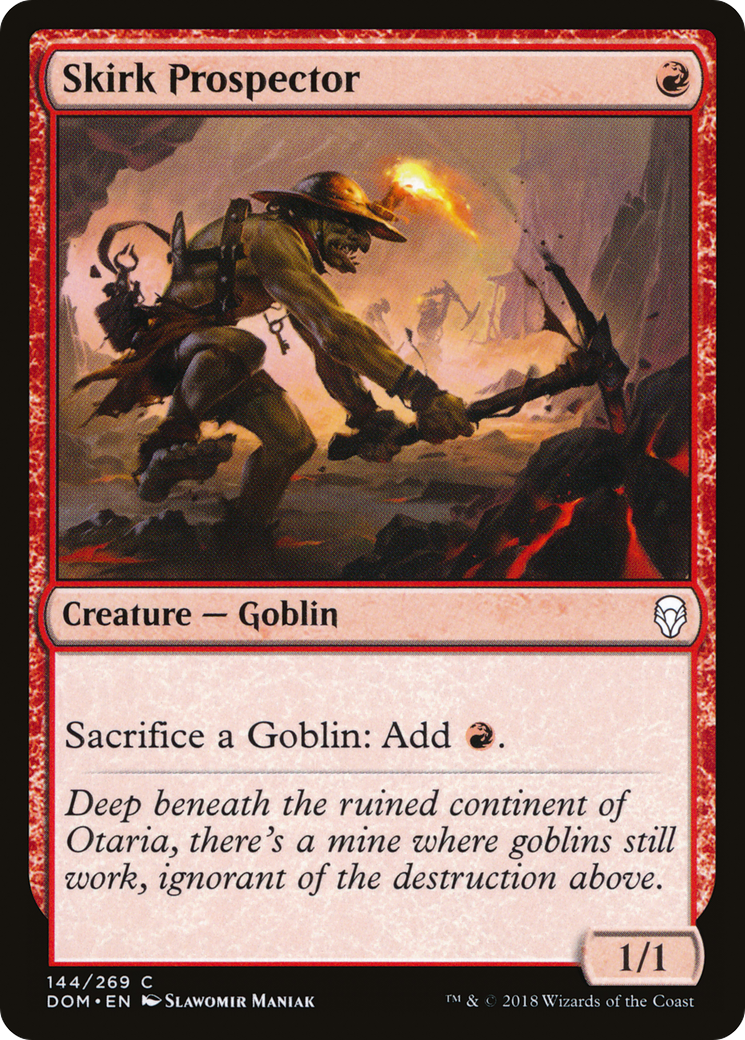 Skirk Prospector (DOM-144) [Dominaria] Foil