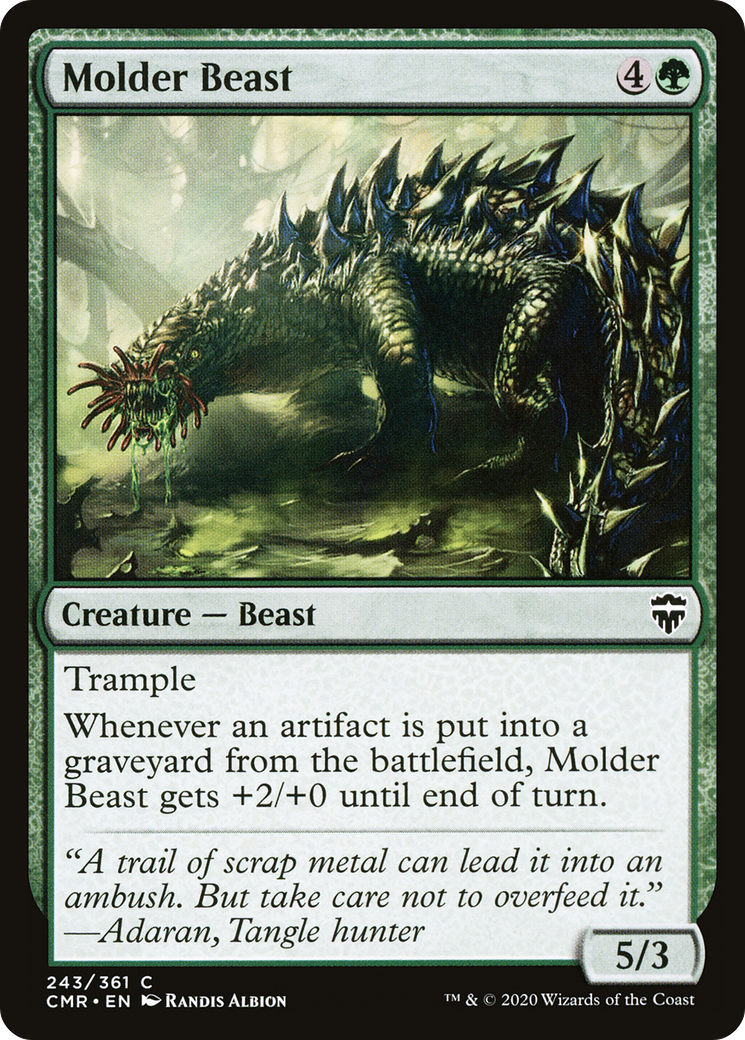 Molder Beast (CMR-243) [Commander Legends] Foil