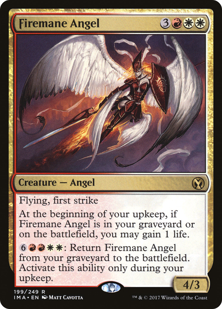 Firemane Angel (IMA-199) [Iconic Masters] Foil