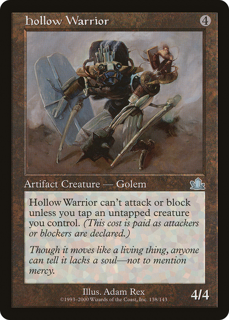 Hollow Warrior (PCY-138) [Prophecy] Foil