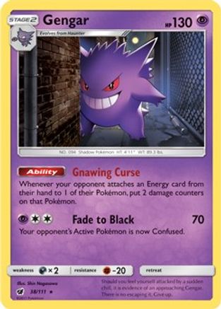 Gengar (Prerelease Kit Exclusive) (038/111) [Deck Exclusives] - Rare