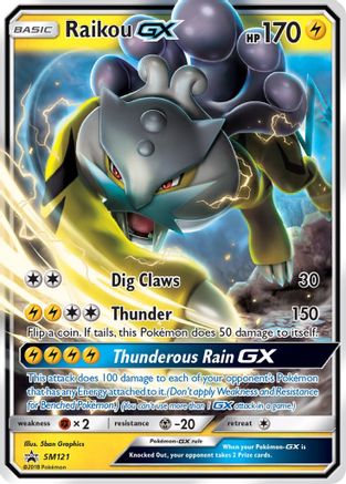 Raikou GX (SM121/248) [SM Promos] Holofoil - Promo