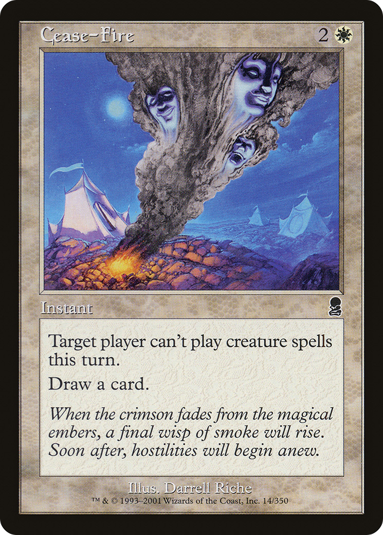 Cease-Fire (ODY-014) [Odyssey] Foil