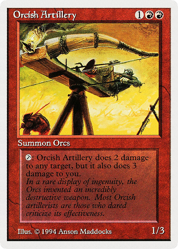 Orcish Artillery (SUM-168) [Summer Magic / Edgar]