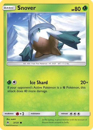 Snover (3/131) [SM  Forbidden Light] - Common