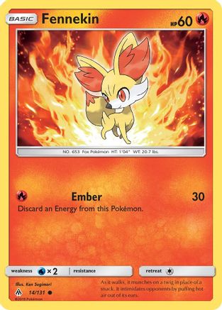 Fennekin (014/131) [SM  Forbidden Light] - Common