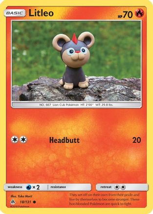 Litleo (018/131) [SM  Forbidden Light] - Common