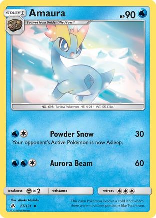 Amaura (027/131) [SM  Forbidden Light] - Uncommon