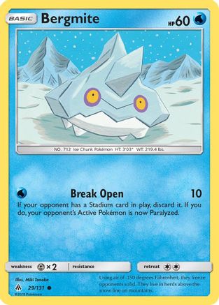 Bergmite (29/131) [SM  Forbidden Light] - Common