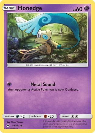 Honedge (47/131) [SM  Forbidden Light] - Common