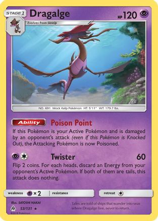 Dragalge (53/131) [SM  Forbidden Light] - Rare