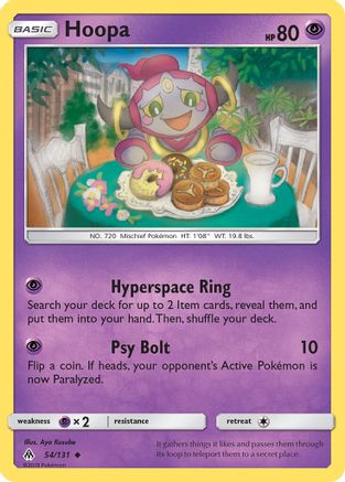 Hoopa (054/131) [SM  Forbidden Light] Reverse Holofoil - Uncommon