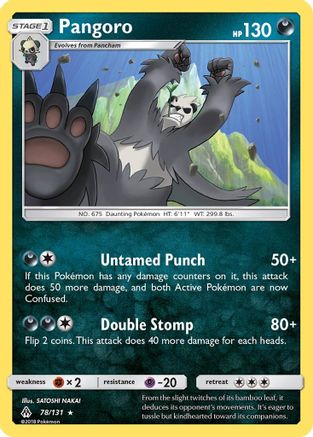 Pangoro (78/131) [SM  Forbidden Light] - Rare
