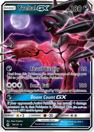 Yveltal GX (079/131) [SM  Forbidden Light] Holofoil - Ultra Rare