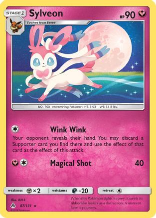 Sylveon (087/131) [SM  Forbidden Light] - Rare