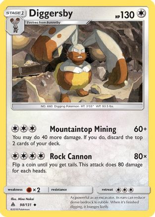 Diggersby (98/131) [SM  Forbidden Light] - Uncommon