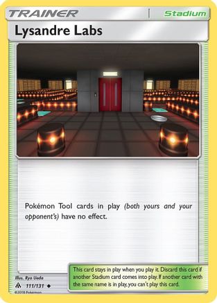 Lysandre Labs (111/131) [SM  Forbidden Light] Reverse Holofoil - Uncommon