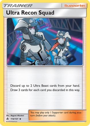 Ultra Recon Squad (114/131) [SM  Forbidden Light] Reverse Holofoil - Uncommon