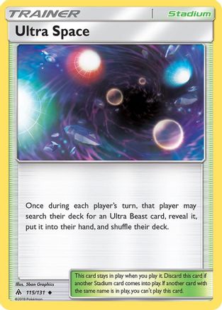 Ultra Space (115/131) [SM  Forbidden Light] Reverse Holofoil - Uncommon