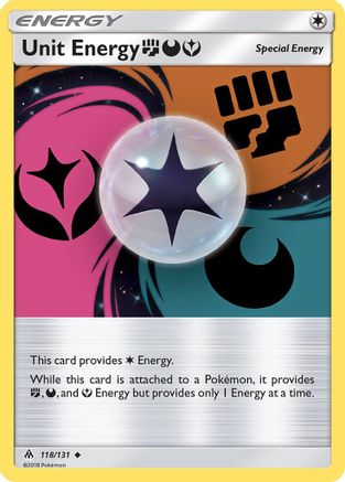 Unit Energy FDY (118/131) [SM  Forbidden Light] Reverse Holofoil - Uncommon