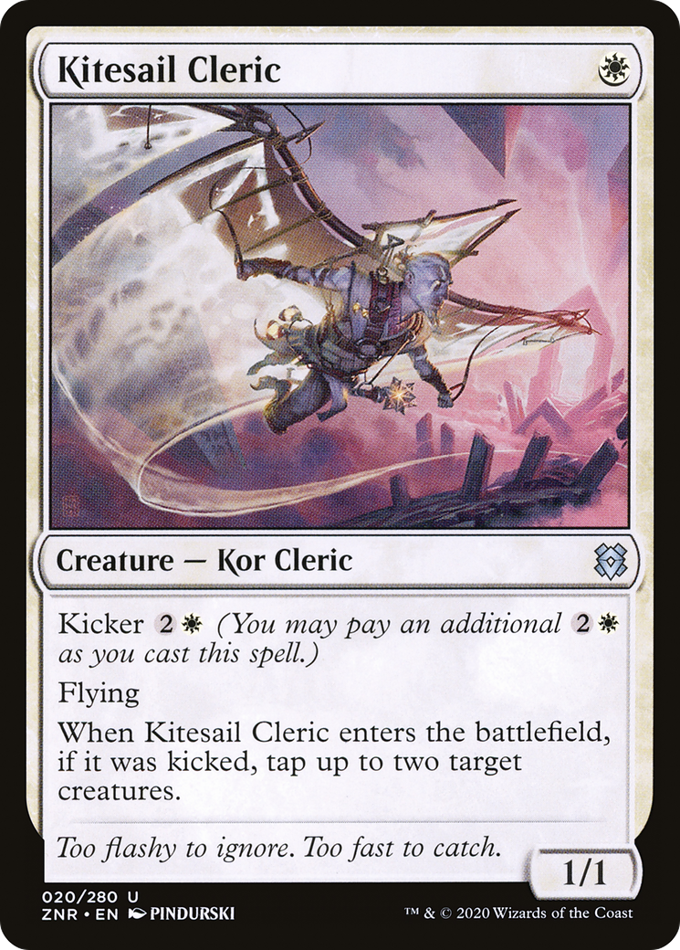 Kitesail Cleric (ZNR-020) [Zendikar Rising] Foil
