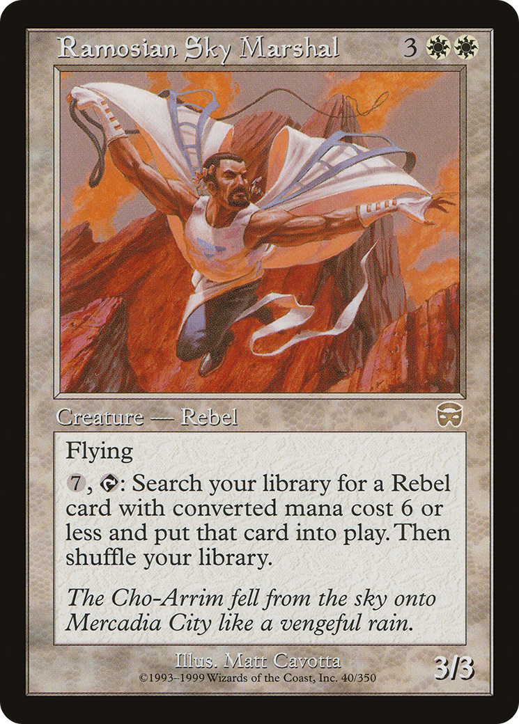Ramosian Sky Marshal (MMQ-040) [Mercadian Masques] Foil