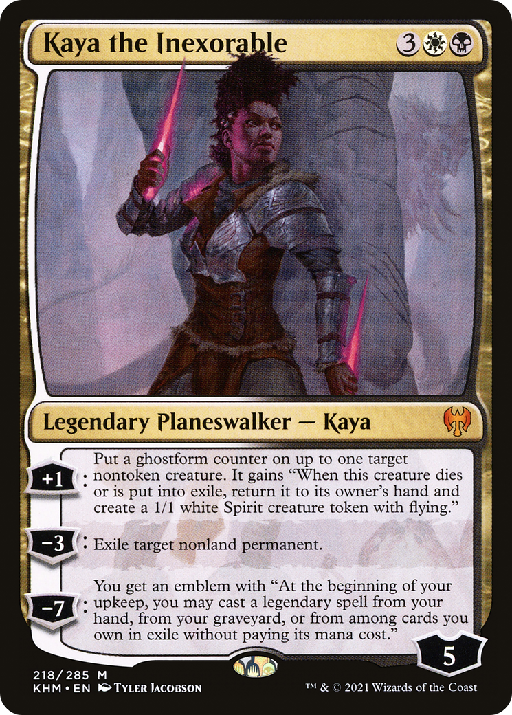Kaya the Inexorable (KHM-218) [Kaldheim]