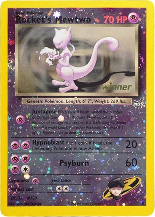 Rocket's Mewtwo - 8 [Winner] (8/9) [Best of Promos] Reverse Holofoil - Promo